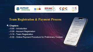 Team Registration amp Payment Process Tutorial  ICPC Dhaka Regional 2024 hosted by DIU [upl. by Aneras]