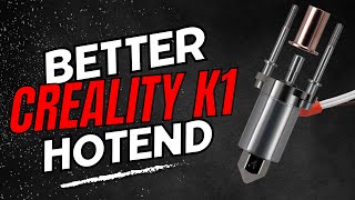 Upgrading the Creality K1 Hot End with Micro Swiss FlowTech [upl. by Anidem]