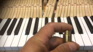 Lightening Piano Touch Weight on Studio Upright [upl. by Xenia]