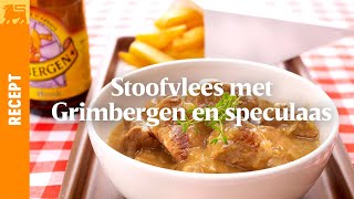 Stoofvlees met Grimbergen en speculaas [upl. by Richer485]