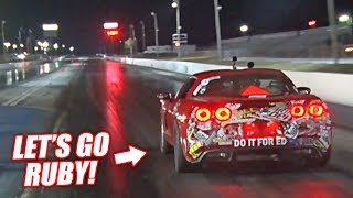 The Auction Corvette Attempts a 9 SECOND PASS First Pass wPowerglide [upl. by Tamanaha181]