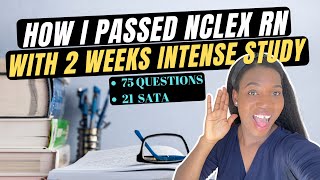 HOW I PASSED THE NCLEX RN EXAM [upl. by Anibas]