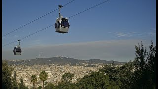 Montjuïc Cable Car a journey with stunning panoramic views [upl. by Coffey]