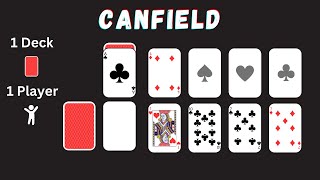 How To Play Canfield Solitaire [upl. by Johannes575]