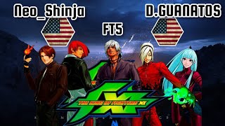 The King of Fighters XI FlycastNeoShinja FT5 DGUANATOSfightcade2 LUTA 25092024 [upl. by Corotto883]