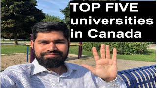 Top 5 Canadian Universities Ranked Globally in 2024 [upl. by Ringo636]