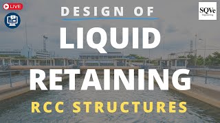 RCCSTR002 Design of Liquid Retaining Structures  IS 3370  IS 456  IS 11682  IS 1893  STAAD [upl. by Litton743]