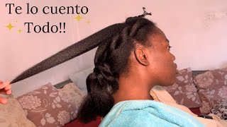 Como hacer crecer el cabello afro 4c  COMO HACER CRECER el cabello rápido [upl. by Napoleon]