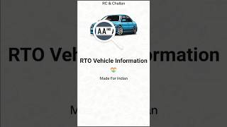 RTO Vehicle information full detailsshorts abestsolution💯 [upl. by Alrich]