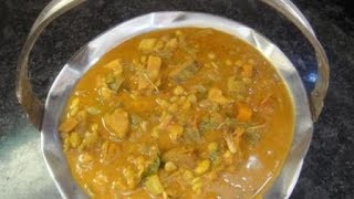 21 Kai Thiruvathirai  Ekadasi Kulambu In Tamil  21 Vegetables Gravy In Tamil  Gowri Samayalarai [upl. by Yatnahc623]