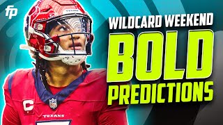 BOLD NFL Wild Card Weekend Predictions BET THESE PROPS NOW [upl. by Mandelbaum]