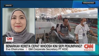 Benarkah Kereta Cepat Whoosh Kini Sepi Penumpang [upl. by Leyla291]