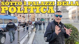 Sono andato sotto i palazzi del Potere  Governo Italiano e Parlamento [upl. by Ahsela775]