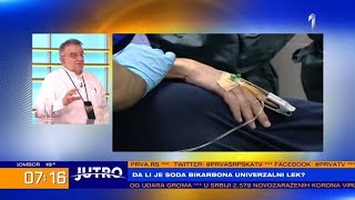 JUTRO  Da li je soda bikarbona univerzalni lek gost jutra dr Vojislav Perišić gastroenterolog [upl. by Natassia]