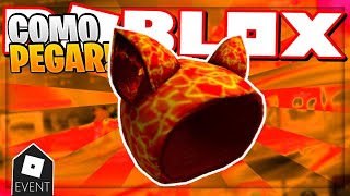 COMO PEGAR NOVO CHAPEU GRATIS de LAVA no ROBLOX [upl. by Jelena]