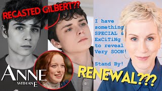 ANNE WITH AN E SEASON 4 RENEWAL UPDATE  ASHBY GENTRY AS GILBERT BLYTHE RECAST MOIRAS NEW PROJECT [upl. by Nickie]