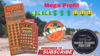 Florida Lottery 500X The Cash Triple 777 Profit session 🤑🤑🤑🤑 [upl. by Novat915]