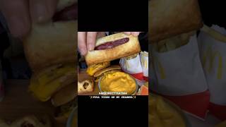 ASMR MCDONALDS STRAWBERRY PIE MUKBANG mukbang asmr mcdonalds shorts [upl. by Takken]