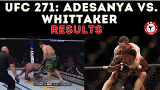 UFC 271 RESULTS Israel Adesanya vs Robert Whittaker 2  UFC Middleweight Championship [upl. by Fisher]