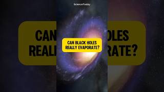 Can Black Holes Really Evaporate The Science Behind Hawking Radiation shorts [upl. by Olva300]