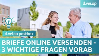 Briefe online versenden  3 wichtige Fragen vor der Einführung der digitalen Briefzustellung [upl. by Nnil]