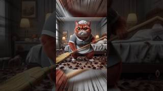 Cats fight with cockroaches cats cat catlover cute kitten funny shorts shortfeed [upl. by Brost]