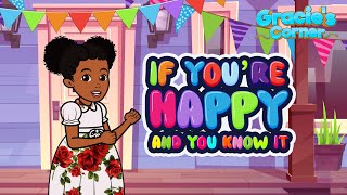 If You’re Happy and You Know It Remix  Gracie’s Corner  Nursery Rhymes  Kids Songs [upl. by Rame]