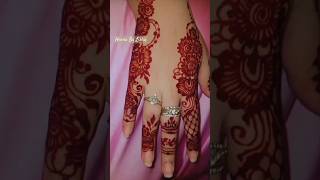 Henna By Lisha✨ henna mehndi traditional easy aesthetic simple music cover songshortscute [upl. by Aleac724]