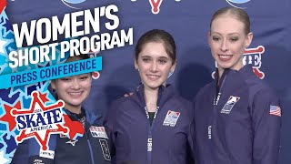 Womens Short Program Press Conference  2024 Skate America ISU Grand Prix [upl. by Heiney]