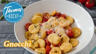 Gnocchi selber machen  ganz einfach aus Kartoffeln vom Vortag  Thomas kocht [upl. by Amat941]