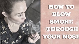 Cigar 101 how to blow smoke through your nose [upl. by Htaras850]