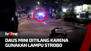 Gunakan Lampu Strobo Mobil Daus Mini Kena Tilang  Kabar Siang tvOne [upl. by Amanda]