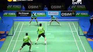 2011 All England Open MDQF Koo Kien KeatTan Boon Heong vs Markis KidoHendra Setiawan 6 [upl. by Lexis]