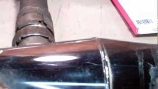 Honda Goldwing GL1000 Exhaust [upl. by Nylleoj]