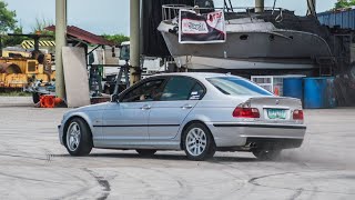 Open diff automatic BMW E46 325i drifting [upl. by Tica354]