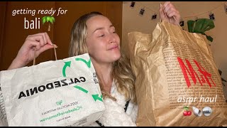 bali haul  getting ready for my first trip to bali  asmr  h amp m zara calzedonia amp lovisa [upl. by Weingarten]