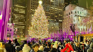 New York City Live 🎄ROCKEFELLER Center Tree Lighting Festivities✨112923 [upl. by Esile]