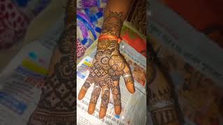 Beutiful barva hend mehndi design 😍shortvideo viralvideo youtubeshort [upl. by Yrovi]