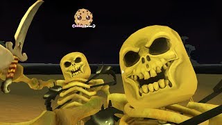 Skeleton Pirates  Lets Play Roblox Games with Cookie Swirl C [upl. by Malonis]