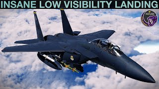 F15E Strike Eagle TACAN amp ILS IFR Navigation Approach Tutorial  DCS [upl. by Valentino]