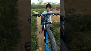 Appgrow fat bike jaguar 26  400 with 21 speed shimano gears blue shorts newvlog cycle [upl. by Euf]