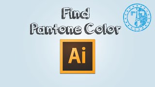 How to find pantone color code in Adobe Illustrator [upl. by Meill]