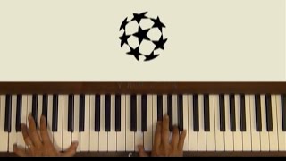 UEFA Champions League Anthem Piano Cover with Separate Tutorial [upl. by Jerry]