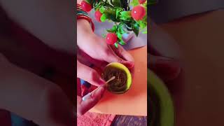 Diya decoration with watercolor for diwali 🎇🎇colour craft multicolor diy [upl. by Ortiz]