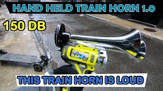 Drill Powered Train Horn Build [upl. by Viva208]