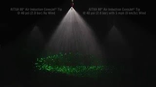 AITXA Air Induction ConeJet Spray Tip Drift Demo [upl. by Quigley]