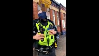 West Midlands Police officer challenges man on way to work [upl. by Ettennat860]