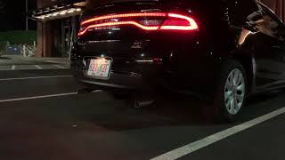 Dodge Dart 24l Summit Racing Exhaust Sound Bite [upl. by Stronski]