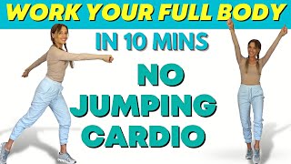 10 Minute Full Body Workout  NO JUMPING Fat Burner  No Equipment Low Impact Workout [upl. by Eninahpets]