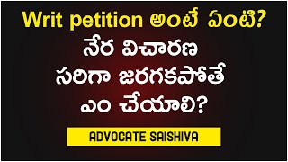 Writ Petition  Types Of Writ Petitions In Telugu  Types Of Writ Petitions  Article 32StudyCircle [upl. by Haerdna]